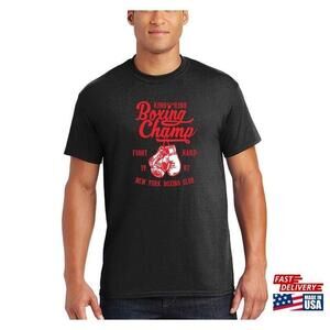 King Of The Ring Boxing Champ Fight Hard 1987 New York Club Tshirt